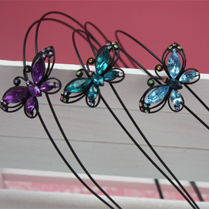 더블나비머리띠