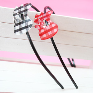 큐빅야옹이머리띠