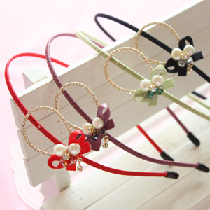 달랑이진주머리띠