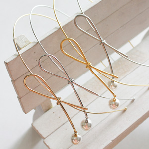 메탈리본머리띠