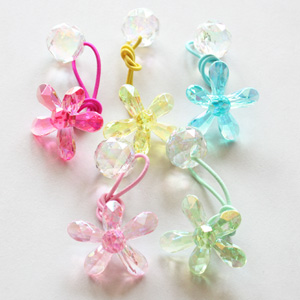 투명플라워방울