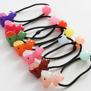 캐릭터방울머리끈