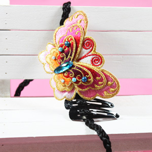 고무줄한복머리띠