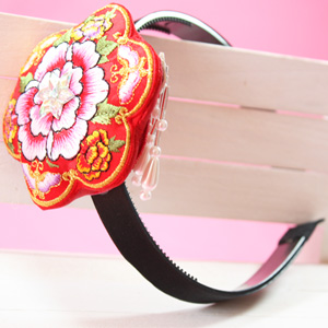 원형한복머리띠