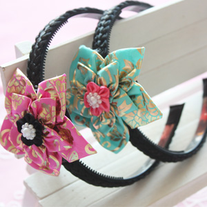 여아한복머리띠